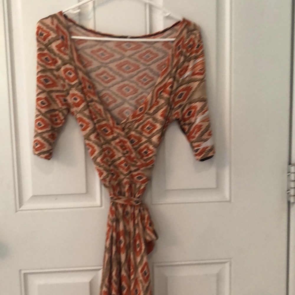 Maxi wrap dress